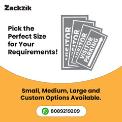 Reflective Owner’s Parking Signboard | Outdoor Use Ready