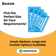 Reflective Owner’s Parking Signboard | Outdoor Use Ready