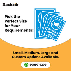 Reserved Owner’s Parking Signboard | Premium Acrylic Design