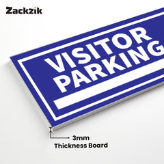 Reflective Owner’s Parking Signboard | Outdoor Use Ready