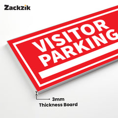 Reflective Owner’s Parking Signboard | Outdoor Use Ready