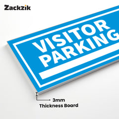 Reflective Owner’s Parking Signboard | Outdoor Use Ready