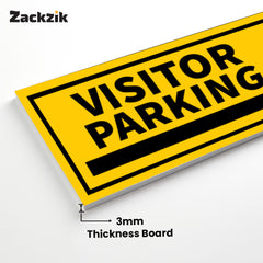 Reflective Owner’s Parking Signboard | Outdoor Use Ready