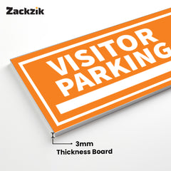 Reflective Owner’s Parking Signboard | Outdoor Use Ready