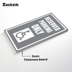 Acrylic Owner’s Parking Sign Board | Premium Finish
