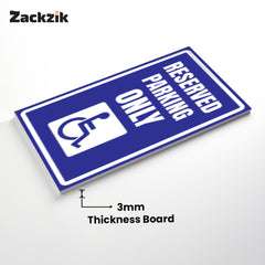 Acrylic Owner’s Parking Sign Board | Premium Finish