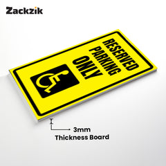 Acrylic Owner’s Parking Sign Board | Premium Finish
