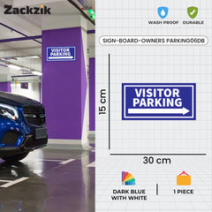 Reflective Owner’s Parking Signboard | Outdoor Use Ready