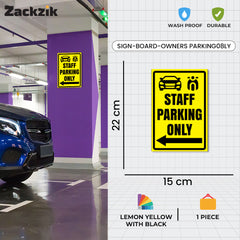 Owner’s Parking Board | Modern Look for Private Parking