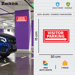 Reflective Owner’s Parking Signboard | Outdoor Use Ready