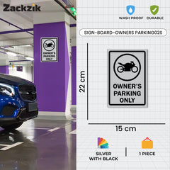 Reserved Owner’s Parking Signboard | Premium Acrylic Design