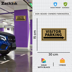 Reflective Owner’s Parking Signboard | Outdoor Use Ready