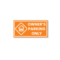 Owner’s Parking Sign Board | Reserved Parking Board by Zaqiz
