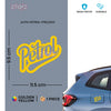Compact Petrol Label for Clear Signs