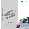 Durable Petrol Only Vinyl Label Decal
