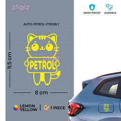 Minimalist Petrol Use Sticker Design