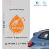 Petrol Only Fuel Tank Label for Cars