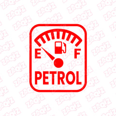 Petrol Fuel Warning Sticker for Tanks