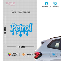 Petrol Fuel Use Caution Sticker Decal