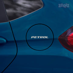 Clear Petrol Fuel Tank Notice Decal