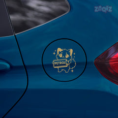 Bold Text Petrol Label Sticker