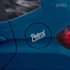 Compact Petrol Warning Sticker for Cars