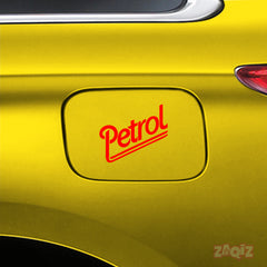 Compact Petrol Warning Sticker for Cars