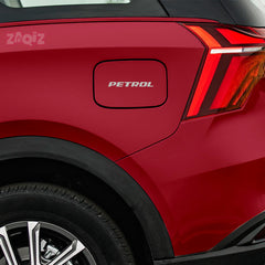 Clear Petrol Fuel Tank Notice Decal