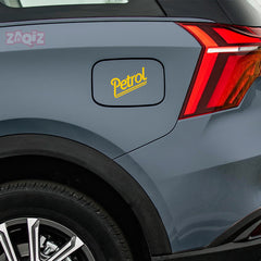 Compact Petrol Warning Sticker for Cars