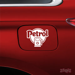 Bright Petrol Label for Vehicle Clarity
