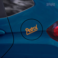 Compact Petrol Warning Sticker for Cars