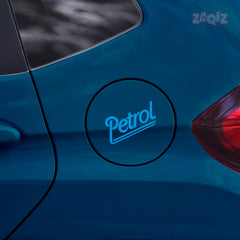 Compact Petrol Warning Sticker for Cars