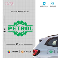 Zaqiz Petrol Mark Label Sticker – Scratch Resistant Vinyl