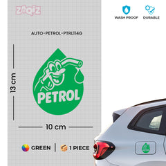 Zaqiz Petrol Printed Sticker – Waterproof and Long Lasting