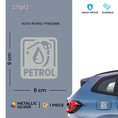 Clear Petrol Use Sticker for Vehicles