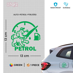 Zaqiz Petrol Fuel Cap Sticker – Glossy Finish and Neat Look