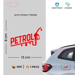 Petrol Safety Notice for Vehicle Caps