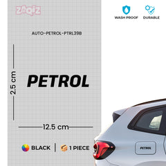 Petrol Warning Sticker for Bikes & Cars