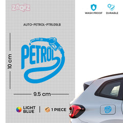 Petrol Reminder Decal for Fuel Caps