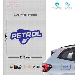 Eco-Friendly Petrol Use Label Decal
