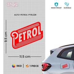 Petrol Tank Caution Sticker for Use