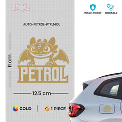 Stylish Petrol Only Sticker for Cars
