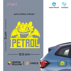 Stylish Petrol Only Sticker for Cars