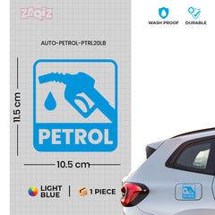 Bright Petrol Decal for Vehicle Tanks