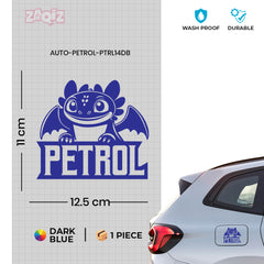Stylish Petrol Only Sticker for Cars