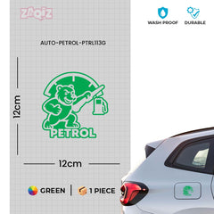 Zaqiz Petrol Fuel Type Sign Sticker – Premium Vinyl Material