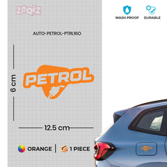 Eco-Friendly Petrol Use Label Decal