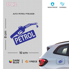 Durable Petrol Only Vinyl Label Decal