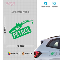 Durable Petrol Only Vinyl Label Decal