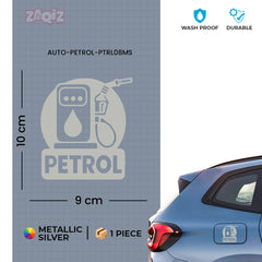 Petrol Only Tank Label for Clear Use